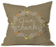 Lisa Argyropoulos Giving Thanks Throw Pillow, 18"x18"