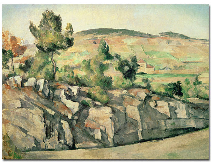 'Hillside in Provence, 1886' Canvas Art by Paul Cezanne