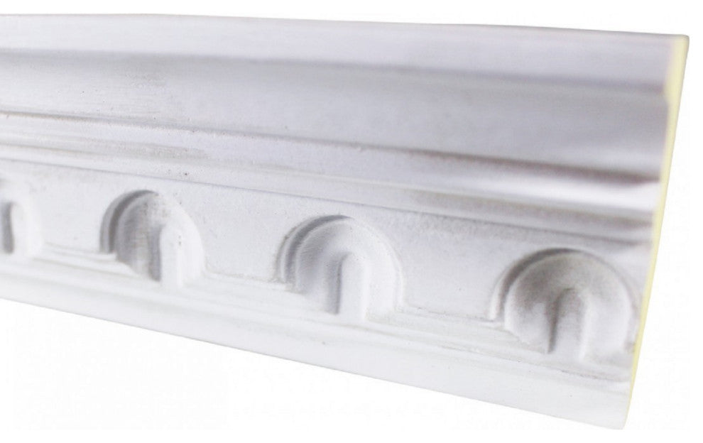 Ornate Cornice White Urethane  94 1/2" L  Golfini |