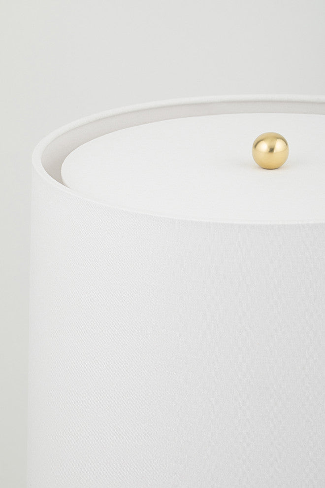 Montgomery 1-Light Table Lamp, Aged Brass