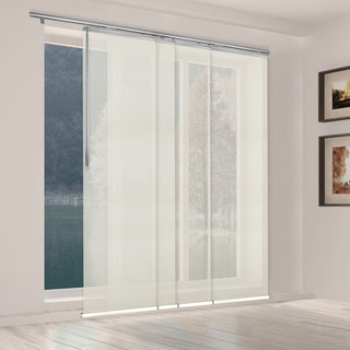 Fidel 4-Panel Track Extendable Vertical Blinds 48-88"W