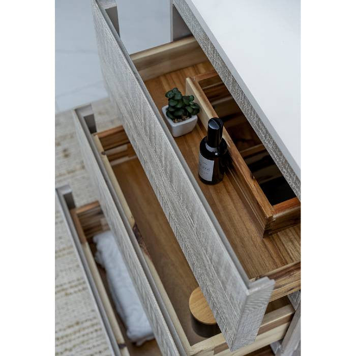 Fresca Formosa Modern 60" Ash Freestanding Double Sink Vanity, Faucet Fft3071ch