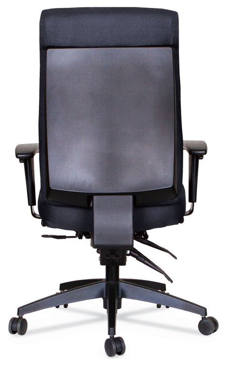 Contemporary Office Chair, Padded Seat & Adjustable Arms for Additional Comfort