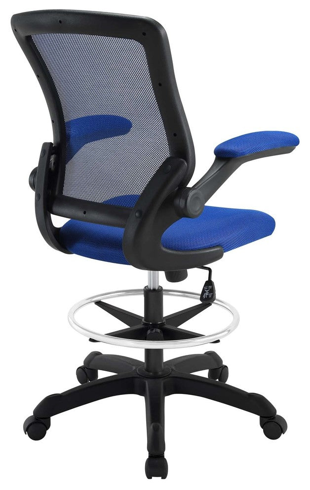 Veer Drafting Chair, Blue