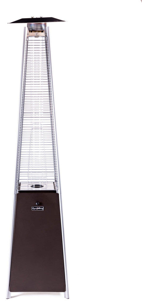 Gewnee Bronze Quartz Glass Tube Patio Heater-Mocha