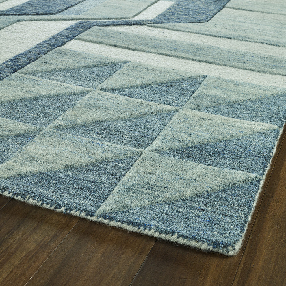 Kaleen Alzada Rug, Blue 8''x10''