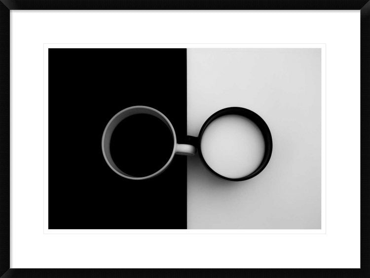 "Opposites Attract" Framed Digital Print by Carmen Gradinaru, 30x22"