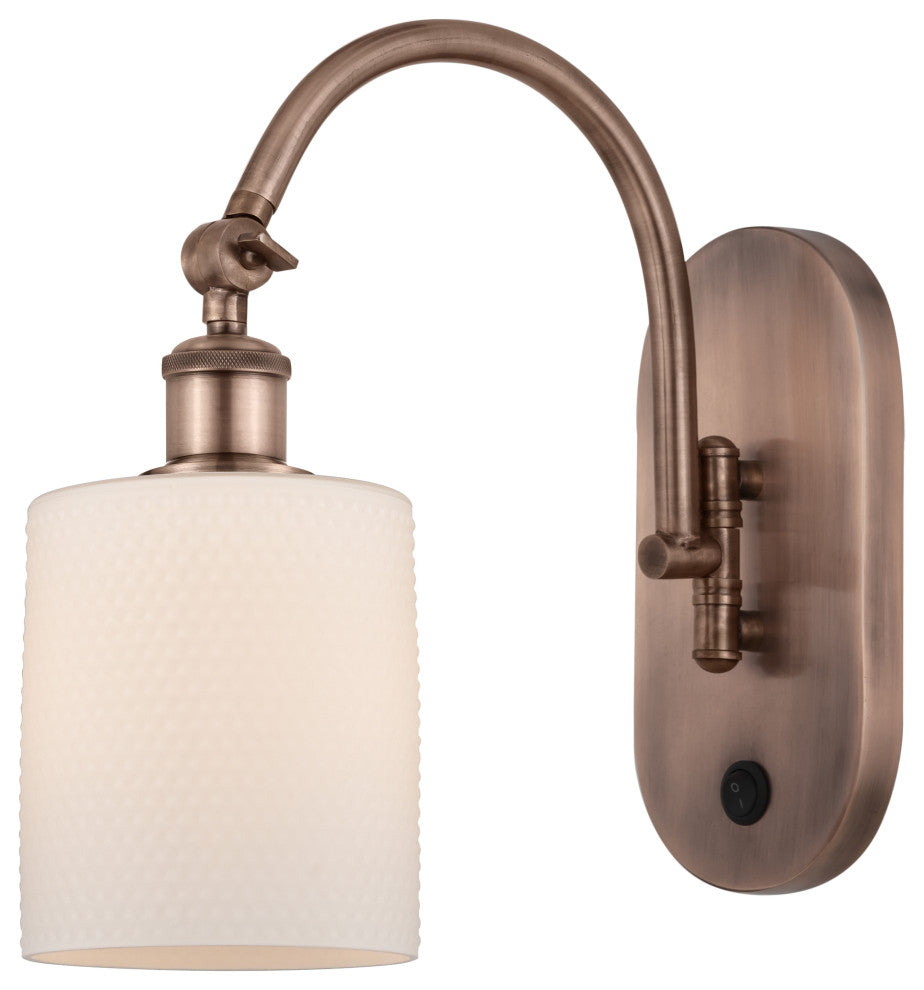 Innovations 518-1W-AC-G111-LED 1-Light Sconce, Antique Copper