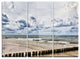 "Stormy Weather in Hiddensee Sea" Metal Wall Art, 3 Panels, 36"x28"