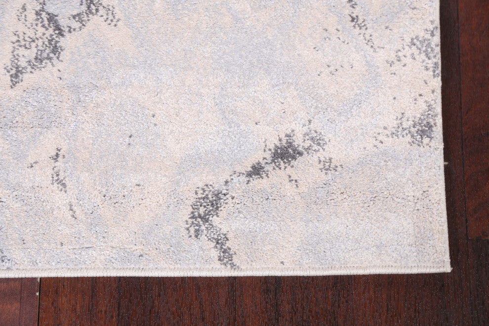 Turkish Abstract Transitional Oriental Rug Contemporary Carpet 3x8