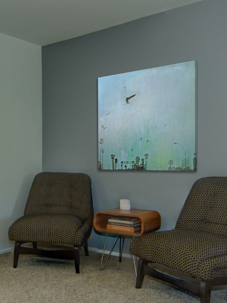 "End of the Rainbow" Print on Canvas by Tracy Silva Barbosa
