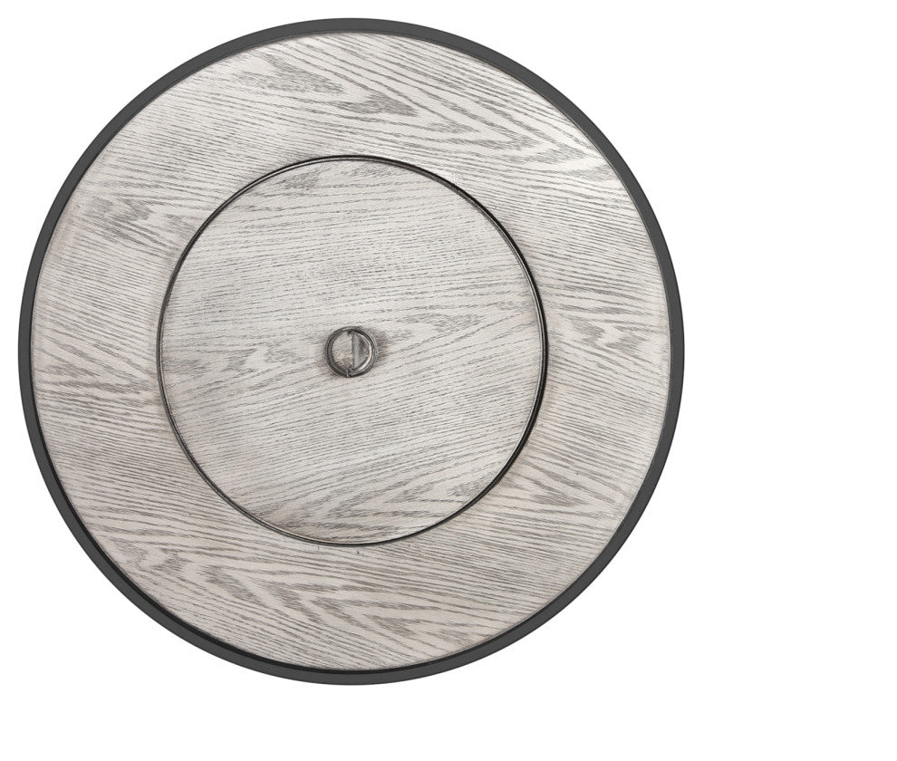 36in Round Gas Fire Pit Table,50,000 BTU Outdoor Wicker Propane Firepit