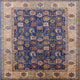 Ahgly Company Indoor Square Mid-Century Modern Area Rugs, 7' Square