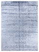 Modern, One-of-a-Kind Hand-Knotted Area Rug - Blue, 8' 10" x 12' 0"