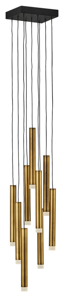 Fredrick Ramond Harmony Small Adjustable Pendant, Heritage Brass