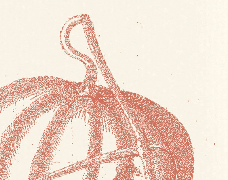 Stagecoach Holiday Floral Print Kitchen Towel, Rust