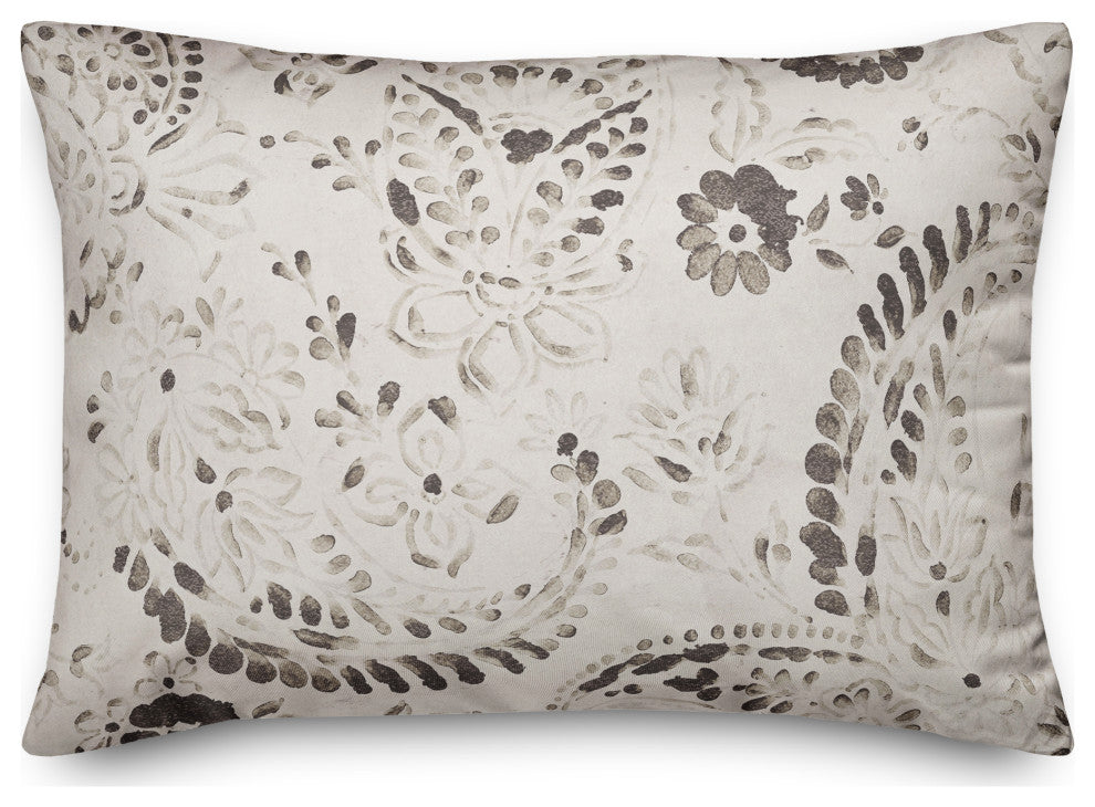 Vintage Paisley 3 14"x20" Spun Poly Pillow