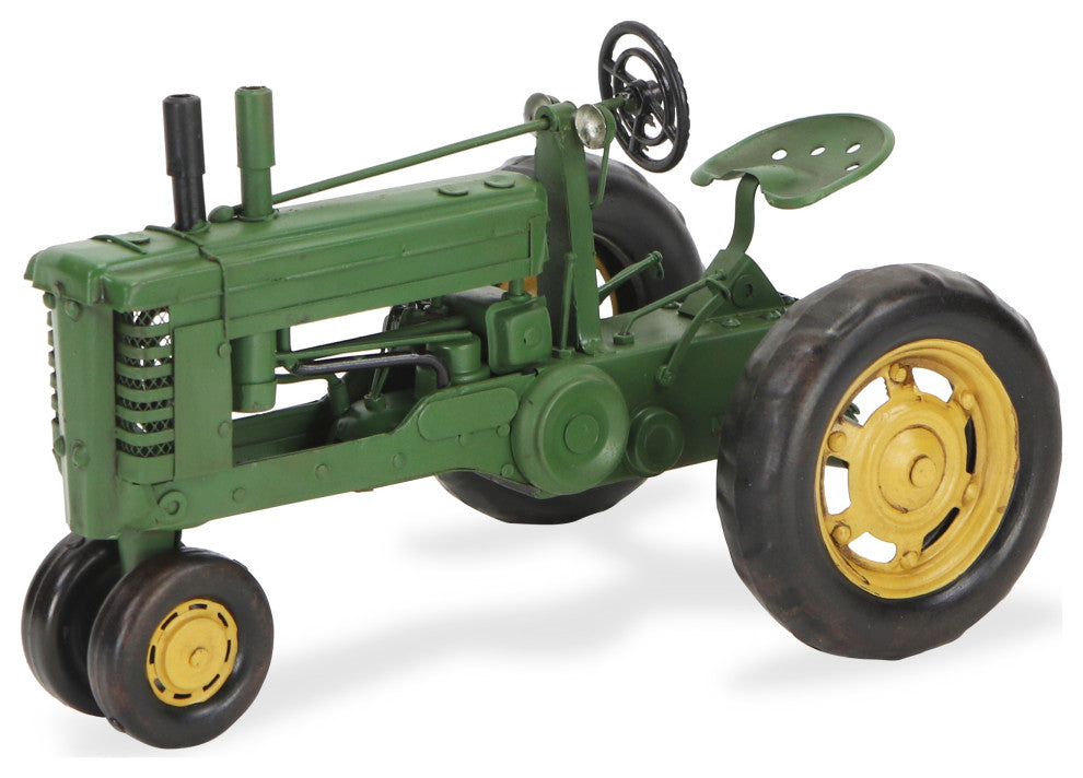 Classic Tractor Figurine, Green