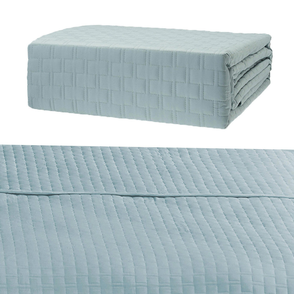 BedVoyage Luxury 100% Rayon Viscose Bamboo Quilted Coverlet