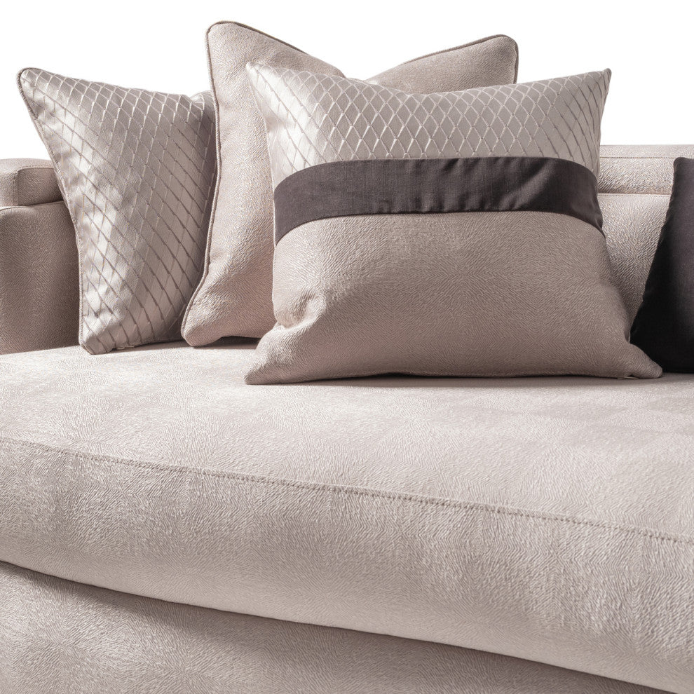 Carmela Mansion Sofa Zinc/Silver