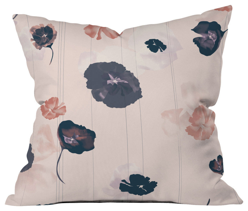 Deny Designs Khristian A Howell Mademoiselle In Pink Outdoor Throw Pillow
