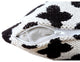 Ox Bay Machine-Made White/Black Trellis Cotton Blend Pillow Cover, 20"x20"