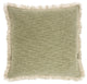 Nourison Home 22"x22" Nicole Curtis Pillow Printed Stonewash Sage Throw Pillow