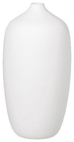 Ceola Vase Ceramic 5X10, White