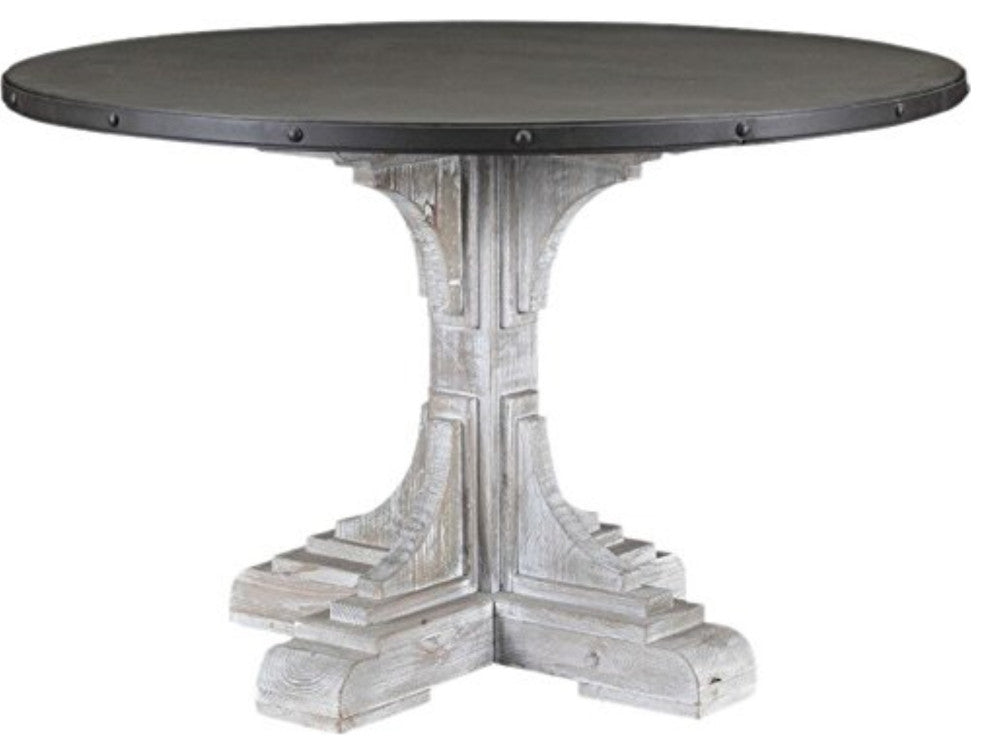 Serrano Round Table, White-Wash