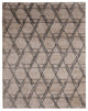 HAND KNOTTED LOOM SILK ECO-FRIENDLY RUG-8'x10',Rectangle,Beige Brown,Contemporar