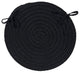 Colonial Mills Chair Pad Boca Raton Black Chair Pad