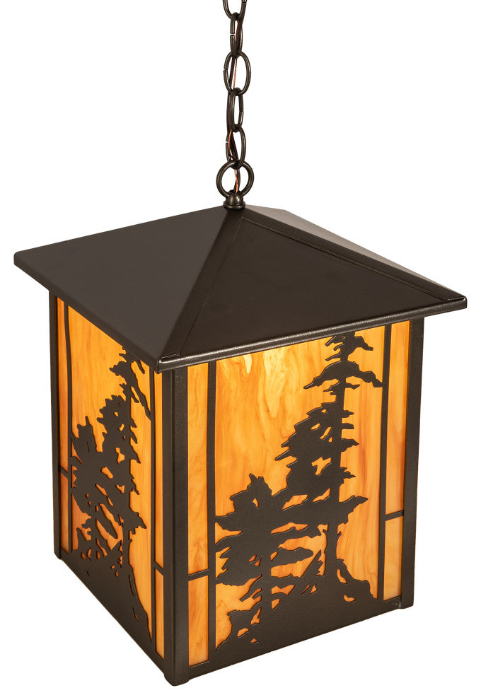 11.5 Square Tall Pines Pendant