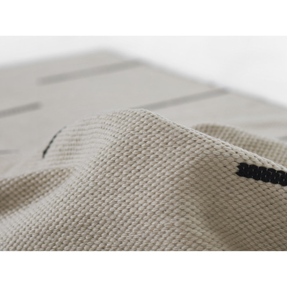 Novogratz Malmo MLO-1 Dash Rug, Ivory, 3'6"x5'6"