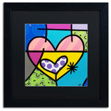Roberto Rafael 'Big Heart I' Matted Framed Art