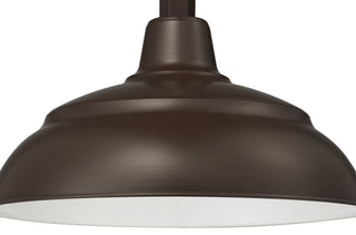 R Series Collection 1-Light 14" RLM Warehouse Shade, Architect Bronze