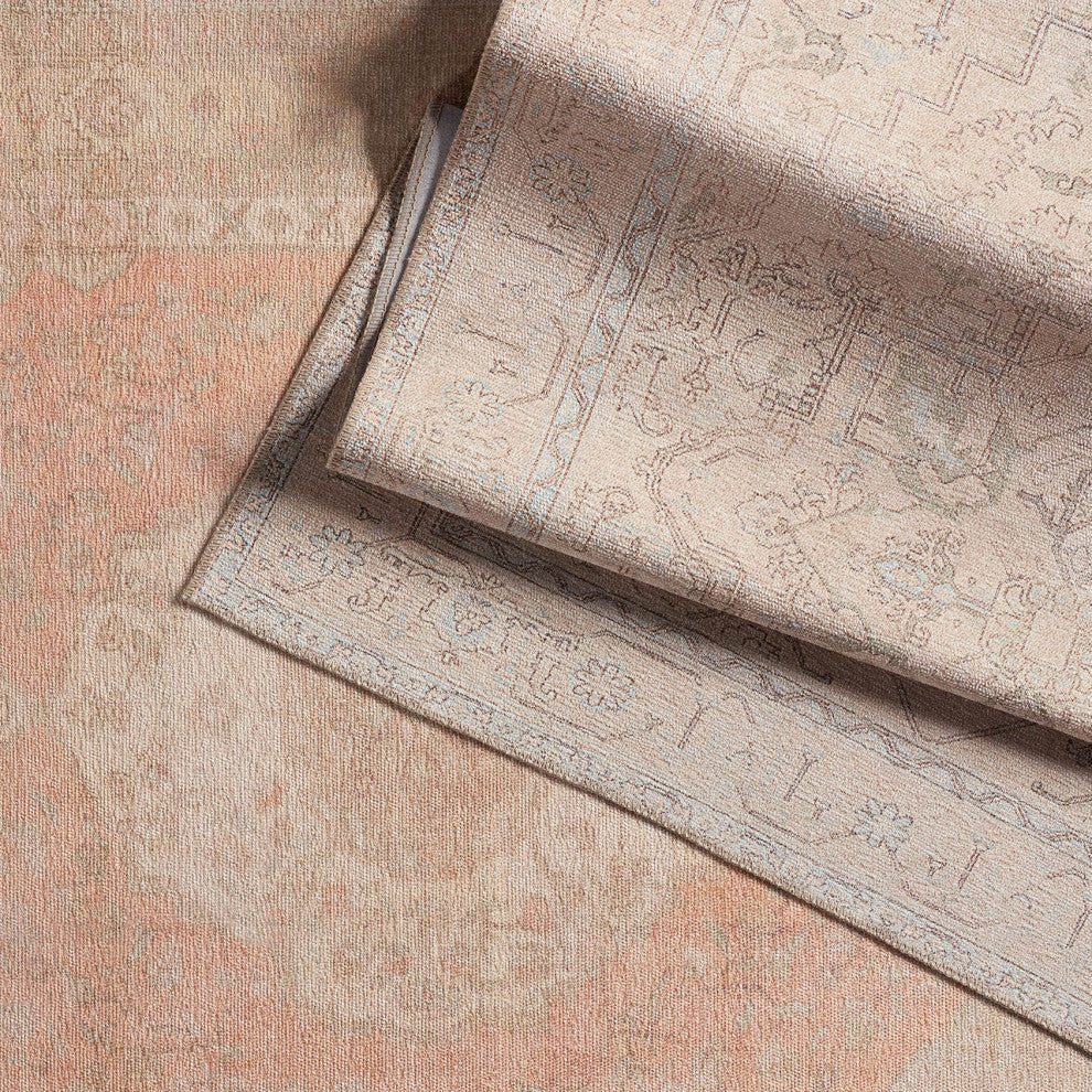 Jaipur Living Adeline Medallion Orange/Tan Area Rug, 9'x12'