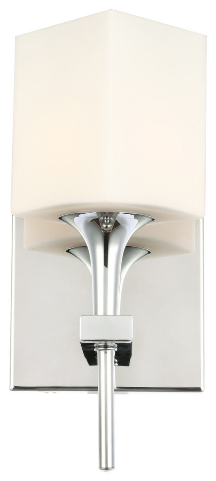 Chelsea 1-Light Bath/Wall , Opal Square Glass, Halogen G9