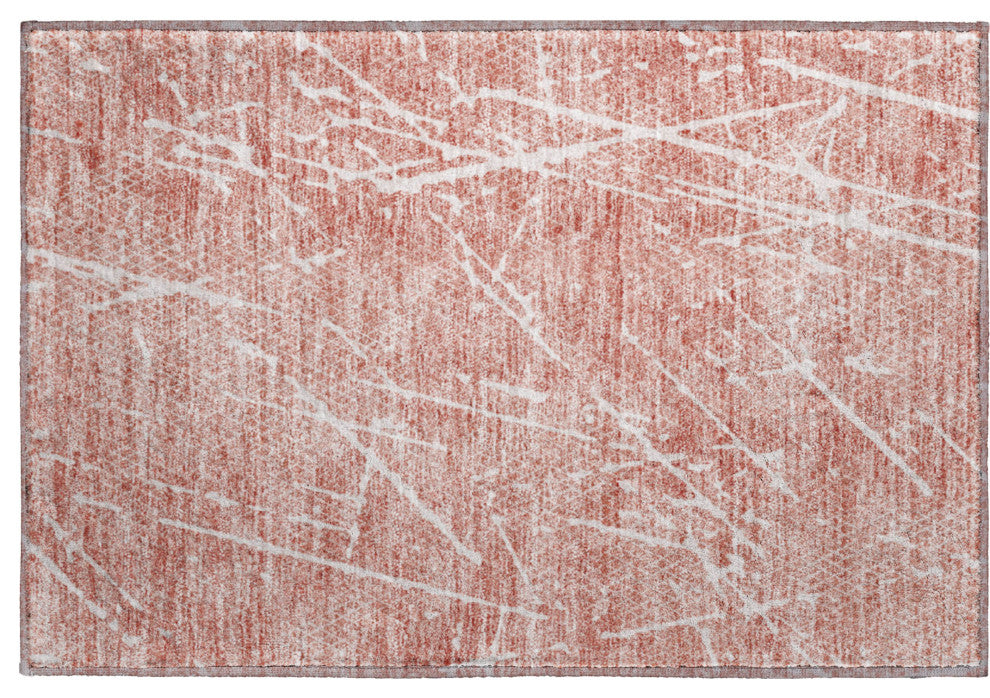 Premium Machine Washable Mayfield AMF628 Blush 1'8" x 2'6" Rug