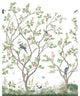 Lingering Garden White Wall Mural