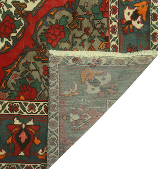 Fine Vintage Distressed Ahtisham Red/Ivory Rug, 6'6 x 9'10