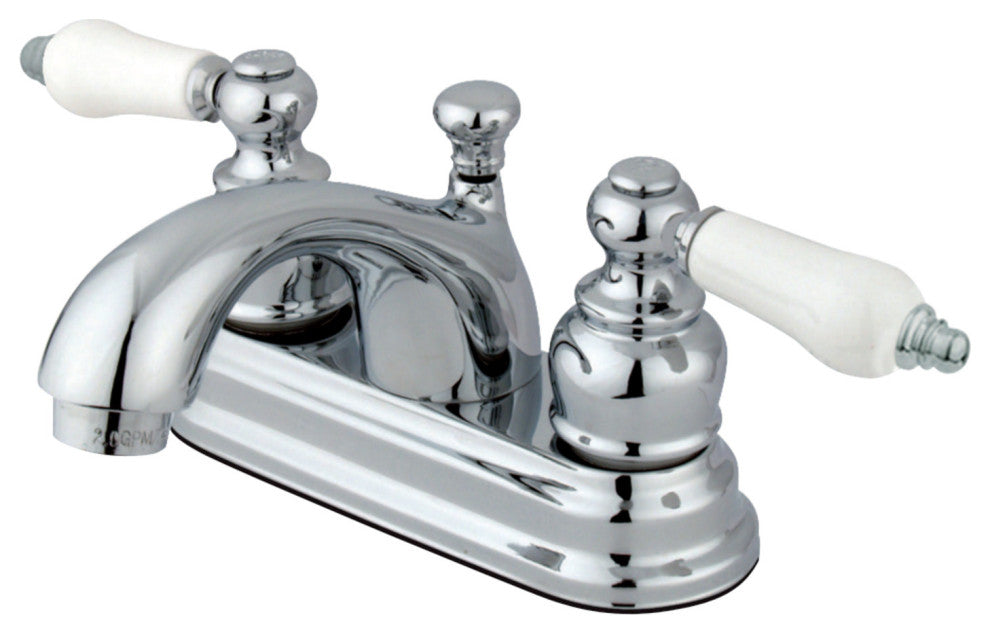 Kingston Brass 4" Centerset Bathroom Faucet, Polished Chrome