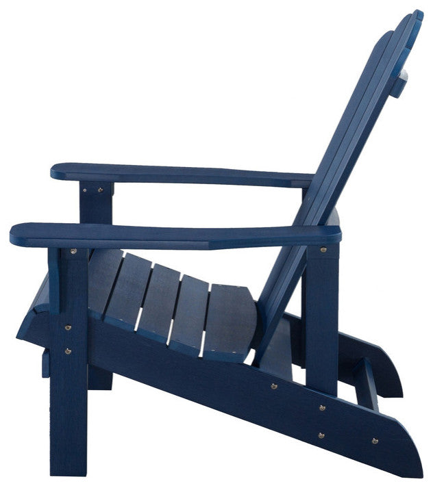 Orlando Plastic Wood Adirondack Chair, Blue