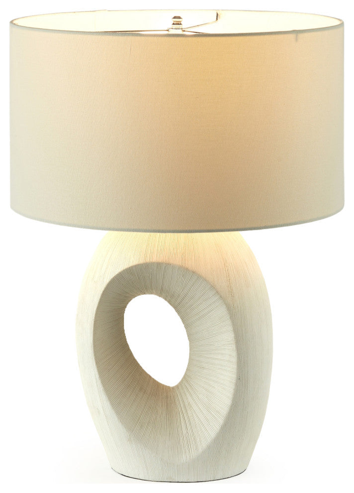 Komi Table Lamp-Textured Matte White