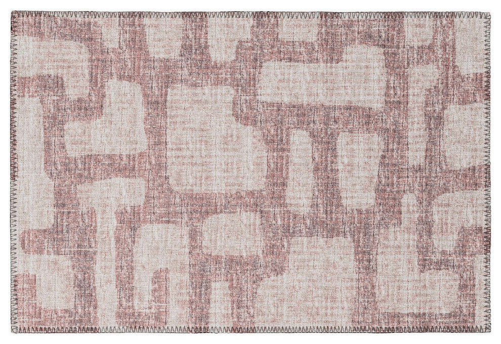 Indoor/Outdoor Sedona SN4 Taupe Machine Washable 1'8" x 2'6" Rug