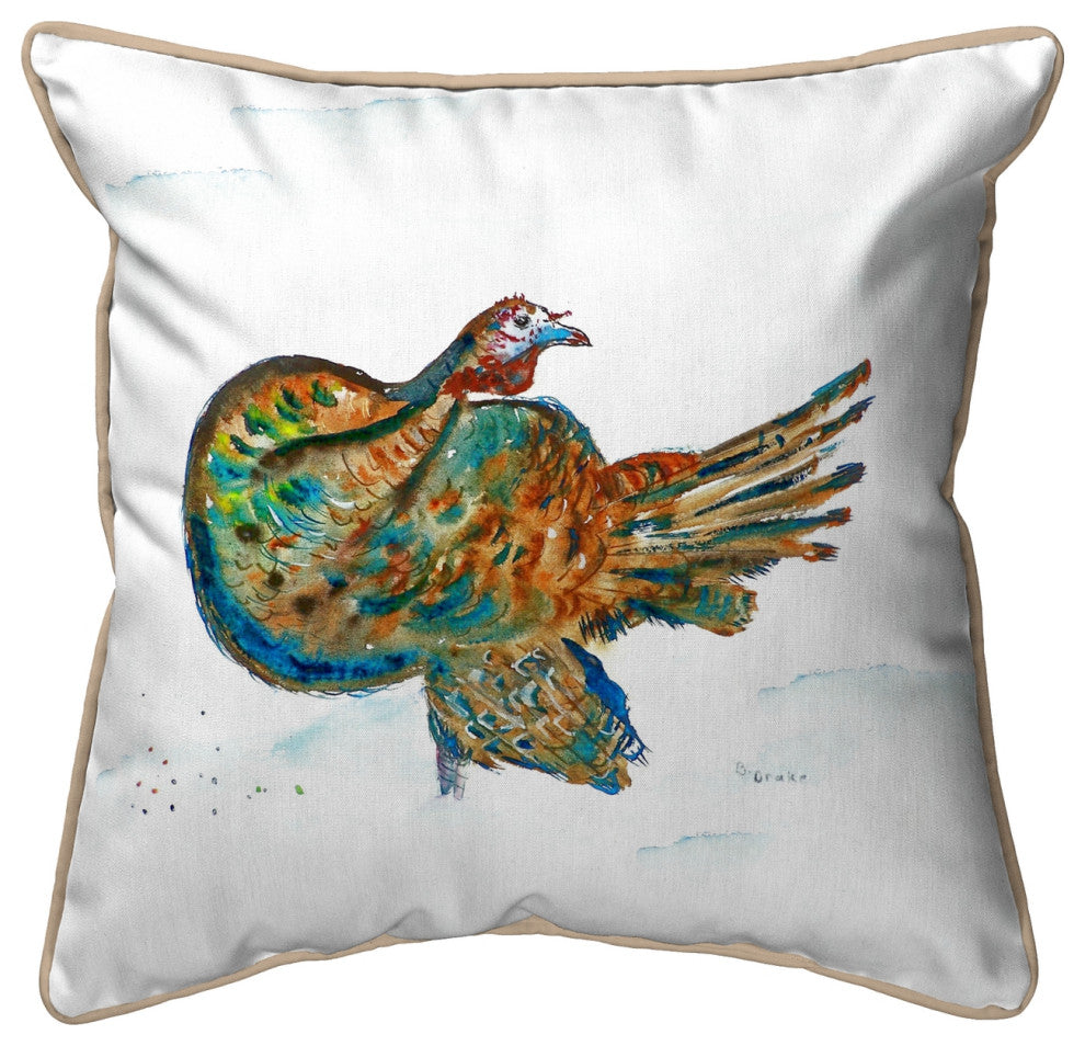 Turkey Large Indoor/Outdoor Pillow 18x18