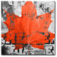 Fall Ink XXIII, Canvas Wall Art, 16"x16"