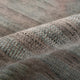 Rufina Handmade Wool Blend Area Rug, Dark Gray, 2'x3'