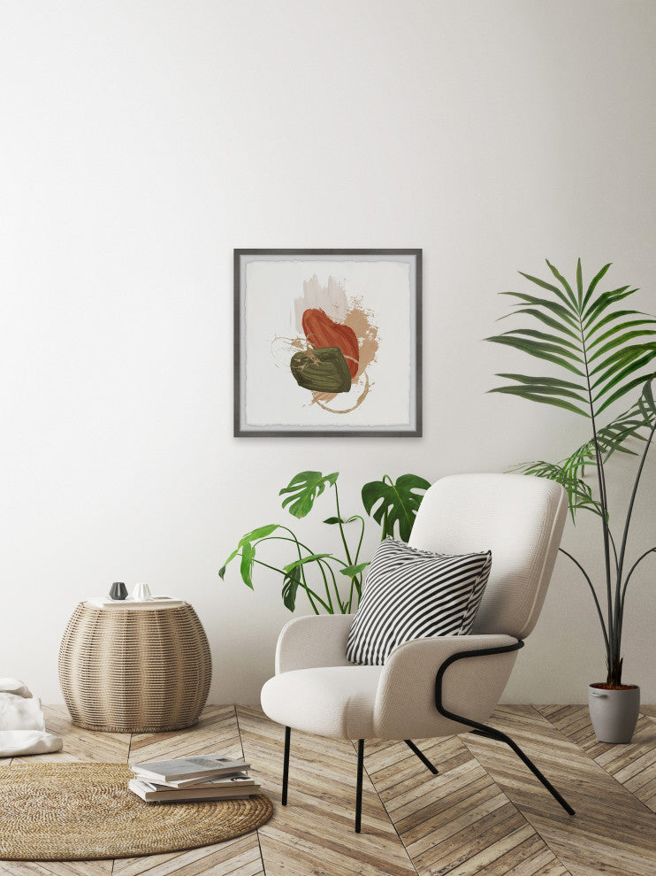 "Rapid Growth" Framed Painting Print, 12x12