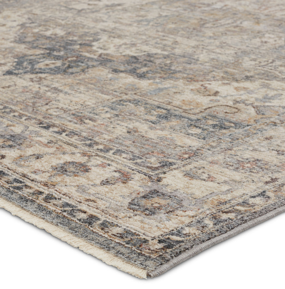 Jaipur Living Starling Medallion Tan/ Slate Area Rug 5'3"X8'1"