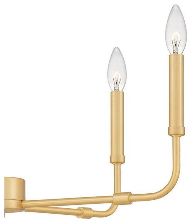 Quoizel Abner Five Light Chandelier ABR5024MBK
